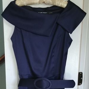 Ellen Tracy navy dress